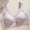 Purple, variant on Women's Wireless Bras Adjustable Strap Front Hook Closure Seamless Push Up Casual
