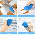 thumbnail image 3 of YFUIF 2-Pack Damp Clean Duster Sponge, Magic Eraser Sponge Baseboard Cleaner Tool, Dusters for Cleaning Blinds, Glass, Vents, Railings, Mirrors,Window Track Grooves and Faucets, 3 of 7