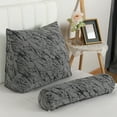 thumbnail image 1 of Soft Triangle Cushion For Bed Headboard Comfortable Support Pillow Backrest For Reading Relaxing In Bedroom Head Pillow Four Styles, 1 of 5