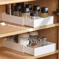 thumbnail image 4 of Organizador de Gabinetes Extraíble, Organizador de Canastas Deslizantes para Gabinetes de Cocina, Divisores de Cajones Retráctiles, Caja de Almacenamiento Rectangular, 4 of 5