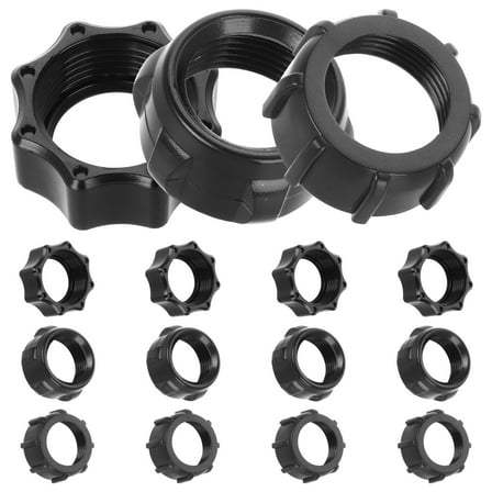 TABLETREANDS 15Pcs Black Plastic Car Mount Screw-On Head Holder for Car Mounting and Phone Holding