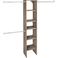 thumbnail image 1 of 6'-9' Grey Closet Organizer, 1 of 2