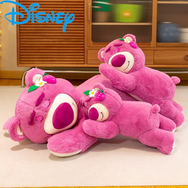 85cm Disney Toy Story3 Sleep Lotso Plush Toys Large Sleeping Lots-o'-huggin' Bear Stuffed Doll Gifts For Children GirlfriendLotso55cm He Qiyong unisex