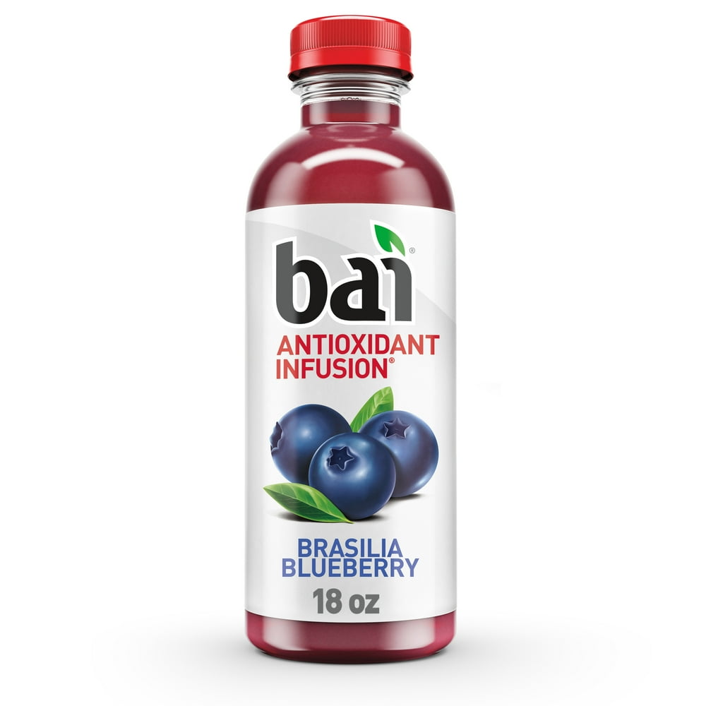 Bai Flavored Water, Brasilia Blueberry, Antioxidant Infused Drinks, 18