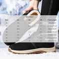 thumbnail image 3 of Men Slip on Warm Thick Fleece Lined Ankle Snow Boots Cozy Plush Lining Cold Weather Casual Booties Lightweight Windproof Footwear Gray 10(46), 3 of 5