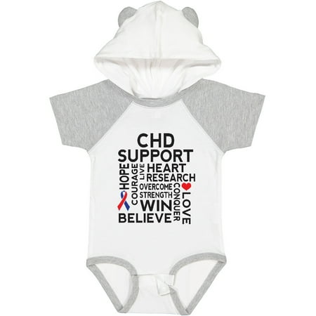 

Inktastic CHD Awareness Heart Defect Gift Baby Boy or Baby Girl Bodysuit