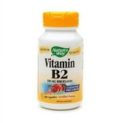 Natures Way Vitamin B2 100 Mg Riboflavin Capsules, Coenzyme Precursor - 100 Ea, 3 Pack