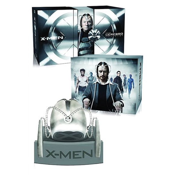 X-Men Cerebro Collection (7 Films) - 8-Disque Coffret et Réplique Casque ( X-Men / X-Men 2 (X2) / X-Men: le Dernier Stand / X-Men Origines: Wolverine / X-Men: Fi [ Blu-Ray, Reg.A/B/C Import - Netherlands ]