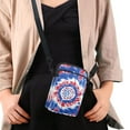 thumbnail image 4 of XYZCANDO Tie-dye Crossbody Messenger Wallet July 4th for Women Mini Cellphone Handbag Over Shoulder Purse Casual Phone Case with Crossbody Shoulder Strap Lightweight Coin Bag for Work Travel, 4 of 7