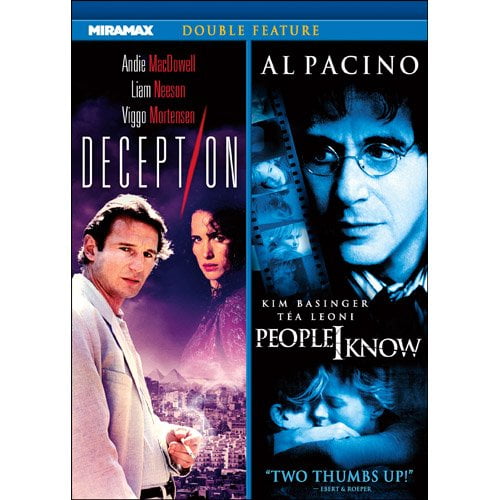 Deception / People I Know DVD NEW