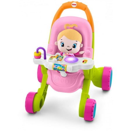 Fisher-Price Stroll 'n Learn Walker Gift Set with Laugh & Learn