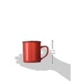 thumbnail image 7 of Abbott Collection AB-27-ENAMEL-MUG-RED 4 in. Enamel Look Mug, Red, 7 of 7