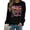 Black-38, variant on Merry Christmas Womens Sweatshirt – Cozy Long Sleeve Crewneck Pullover Top