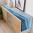 thumbnail image 3 of Summer Blue Beach Wave Table Runner Coastal Nautical Watercolor Gradient Ocean Sea Table Runners Dresser Scarves Holiday Kitchen Dining Table Decoration for Home Party Indoor 13x90 Inch, 3 of 9
