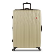 SWISSGEAR Wave Hardside Expandable Large Checked Luggage with Spinner Wheels, Sand
