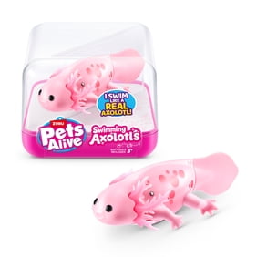 Pets Alive Swimming Axolotls Interactive Electronic Bath & Pool Toy by ZURU for Kids Ages 3 