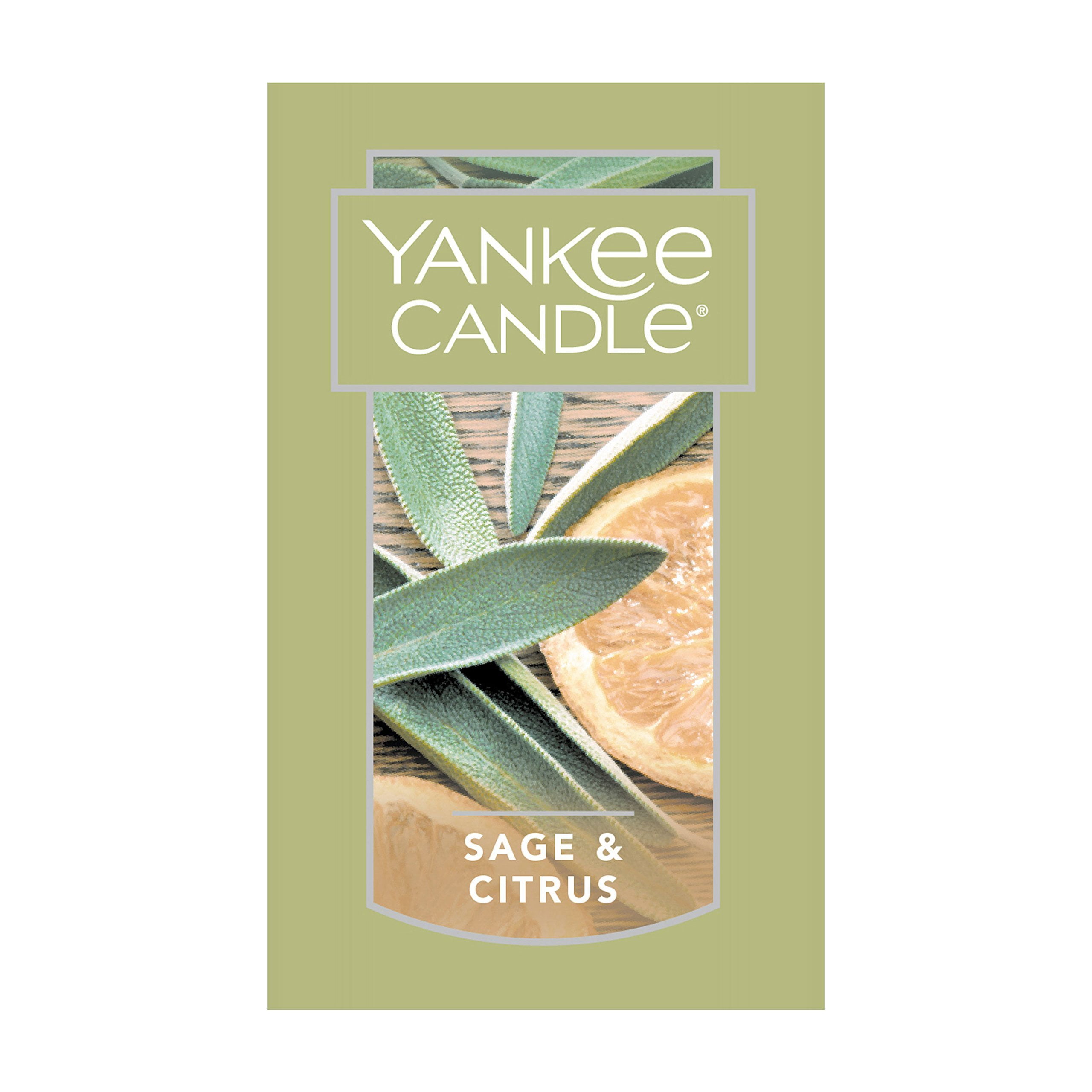 Yankee Candle Gel Car Jar Ultimate Odor Neutralizing Air Freshener Sage &  Citrus 