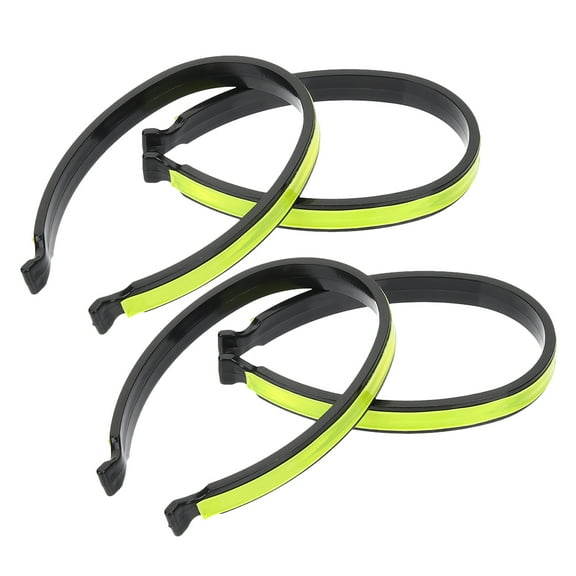 4pcs Cycling Pant Clips High Visibility Reflective Gear for Night Riding Safety Bicycle Trouser Accessories