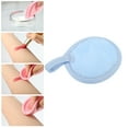 thumbnail image 4 of Unique Bargains 3 Pcs Soft Flannel Pads Reusable Makeup Remover Eco Pads Facial Cleansing Pad for Most Skin Types Blue, 4 of 6