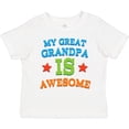 thumbnail image 3 of Inktastic My Great Grandpa is Awesome Grandkid Boys or Girls Toddler T-Shirt, 3 of 5