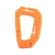 thumbnail image 1 of Yuarrent Mosquetones de plástico para exteriores Hebilla para acampar Gancho de clip Conector de llavero a presión de conexión rápida para escalada Escalada Naranja Yuarrent OD031924-04, 1 of 6