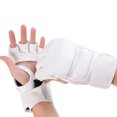 thumbnail image 3 of Gants de Boxe Demi-Doigt, Gants de Kickboxing Protection Poignet Respirant Doux pour Entraînement de Boxe pour Femmes, 3 of 8