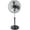 Black-18 Inch, variant on 20 Inch Pedestal Standing Fan, Heavy Duty Industrial Stand Fan with 3 Speeds & 90° Adjustable Tilt, Metal Oscillating Floor Fan, Max 3600 CFM Air Circulator for Warehouse, Garage, Home & Office