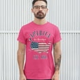 thumbnail image 3 of Tee Hunt America The Beautiful Est. 1776 T-Shirt Patriotic 4th of July USA Men's Tee, Hot Pink, 5X-Large, 3 of 5