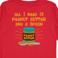 thumbnail image 4 of Inktastic Peanut Butter Spoon Boys or Girls Long Sleeve Toddler T-Shirt, 4 of 5