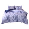thumbnail image 3 of Juego de ropa de cama de marmoleado de 3 piezas, funda de edredón, juego de funda de almohada, dormitorio, habitación de invitados, funda nórdica, funda de almohada Guardurnaity HA3042-07B, 3 of 7
