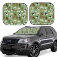 thumbnail image 1 of Wukai Cows And Calves Car Front Windshield Sun Shade,Sun Visor Shield Block Automotive Interior Protector Blocks UV Rays-Large, 1 of 6