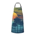 thumbnail image 2 of Picia Palm Trees Waterproof Apron for Unisex Adult - Adjustable Bib Apron with Pockets, Ideal for Cooking, Gardening, Painting, and Household Chores, 2 of 9