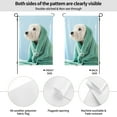 thumbnail image 2 of Easygdp Dog Wrapped in Towel Garden Flag Yard Flag Welcome Flag, Double-Sided, Weather Resistant for Outdoor Decor - 28"x40", 2 of 9