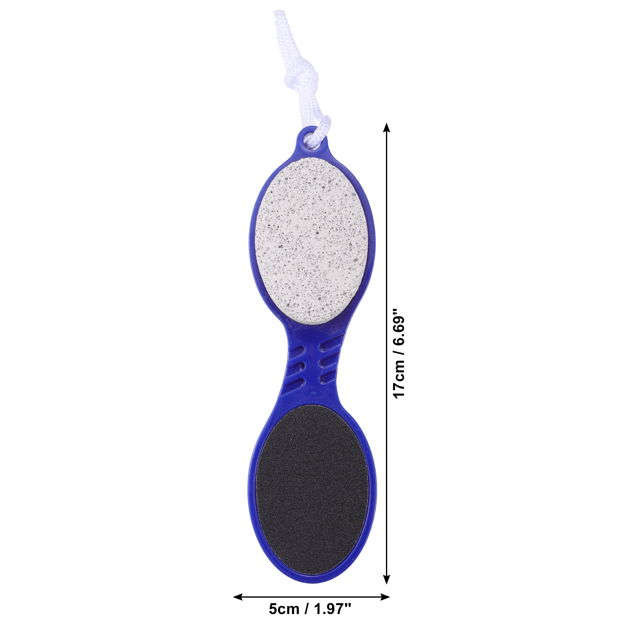 Unique Bargains 1 Pc Multi Purpose Foot File with Foot Scrubber Pumice Stone Foot Rasp Blue