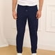 thumbnail image 5 of Puntoco Pantalones deportivos de moda para hombre, sólidos, informales, con cintura elástica, bolsillos y cremallera, 5 of 5