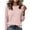 Pink, variant on TEAJOPSUU Women's Pullover Sweatshirts Striped Long Sleeve Crew Neck Sweaters Fall Winter Soft Casual Clothes Loose Fit Purple
