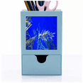 thumbnail image 1 of Ocean Deep Water Blue hipocampo agua foto Tarjeta de clip de pluma del gestor de suministros de oficina, 1 of 3