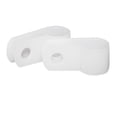thumbnail image 2 of 100Pcs Plastic Project Use R-type Wire Holder Cable Clamp Line Clip for House Office Arrangement of Wire with Screws (White), 2 of 9