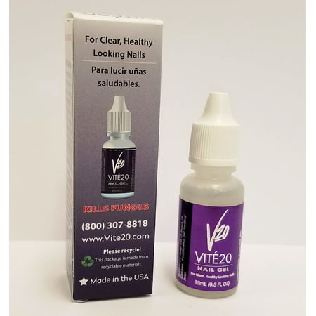 V20 - KILLS FUNGUS Vite20 Nail Gel 0.54 fl. oz (Best Active Ingredient For Nail Fungus)