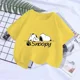 thumbnail image 3 of Camiseta de algodón de dibujos animados de Snoopy para niños y niñas, camiseta de moda para niños y niñas, camiseta de verano para niños, camiseta de moda para niños, camiseta superior 2024, 3 of 5