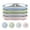 Blue+Pink+Green+Grey, variant on Vesteel 3-Piece Stainless Steel Toddler Plate with Suction, 9" Divided Dinner & Snack Plates with Removable Silicone Sleeves for Kids, Non Slip & Dishwasher Safe, Blue/Pink/Green