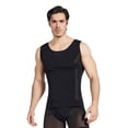 thumbnail image 6 of SDNall Slimming Shirts for Men Mens Body Shaper Buckle Adjustt Belly Shaper Corset Waist Corset Chest Belly Belt Stereotype Invisible Breathable Mens Compression Tank Top (Black,Sizes:M-2XL), 6 of 9