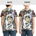 thumbnail image 3 of Gorillaz Noodle Music Teen T-Shirt Crewneck Short Sleeve Double-Sided Print Summer Tee Shirts Top For Youth Boys Girls Children Small, 3 of 7