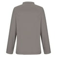 thumbnail image 4 of Chbgutlmr Workout Tops for Women Quarter Zip Lapel Neck Long Sleeve Breathable Athletic Tops for Golf Baseball, 4 of 5