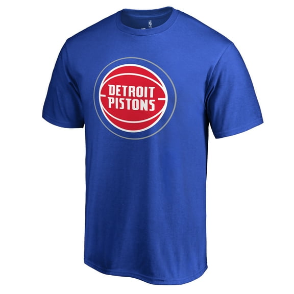 Men's Royal Detroit Pistons Primary Logo 2 T-Shirt