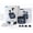 Black, variant on YAHHU AI Translation Wireless Earbuds with Full Color Touch Screen Charging Case, BT5.4 Music Headphones, ANC ENC Noise Cancelling, Touch Control White (4.72 inches / 12 cm)