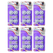 Dreambaby Mini Multi Purpose Latches Adhesive Locks Flexible 2 Count Clear, 6 Pack
