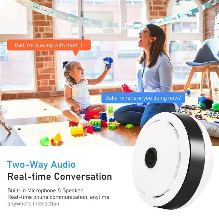V380 Pro Wifi Panorama Camera 1080P Security Camera 360 Degree