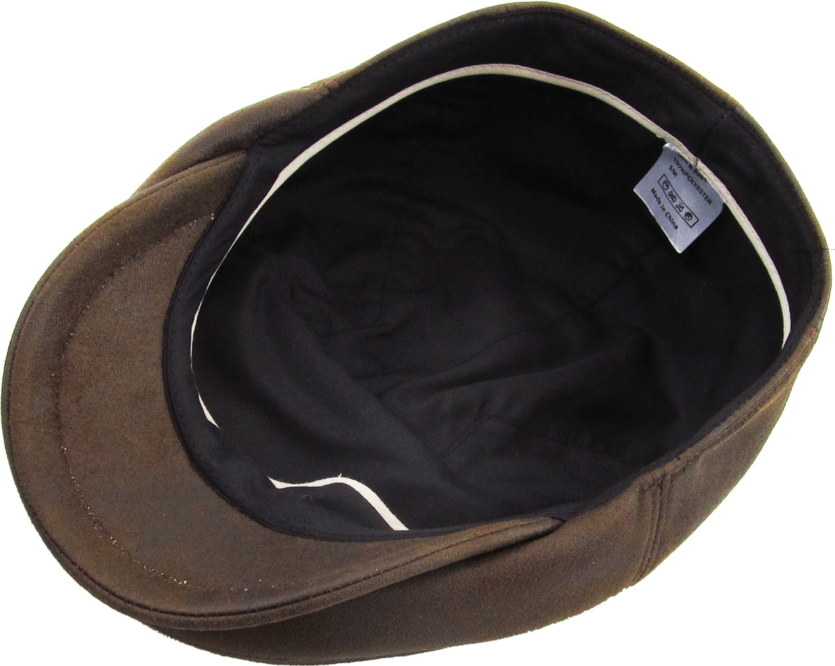 KBETHOS PU Leather Ivy Hat Golf Driving Ascot Winter Flat Cabbie