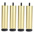 thumbnail image 1 of yuksok 4 Pcs Pied de Meuble Réglable en Alliage d'Aluminium pour Table Pieds Surélevés Doré 25cm, 1 of 7